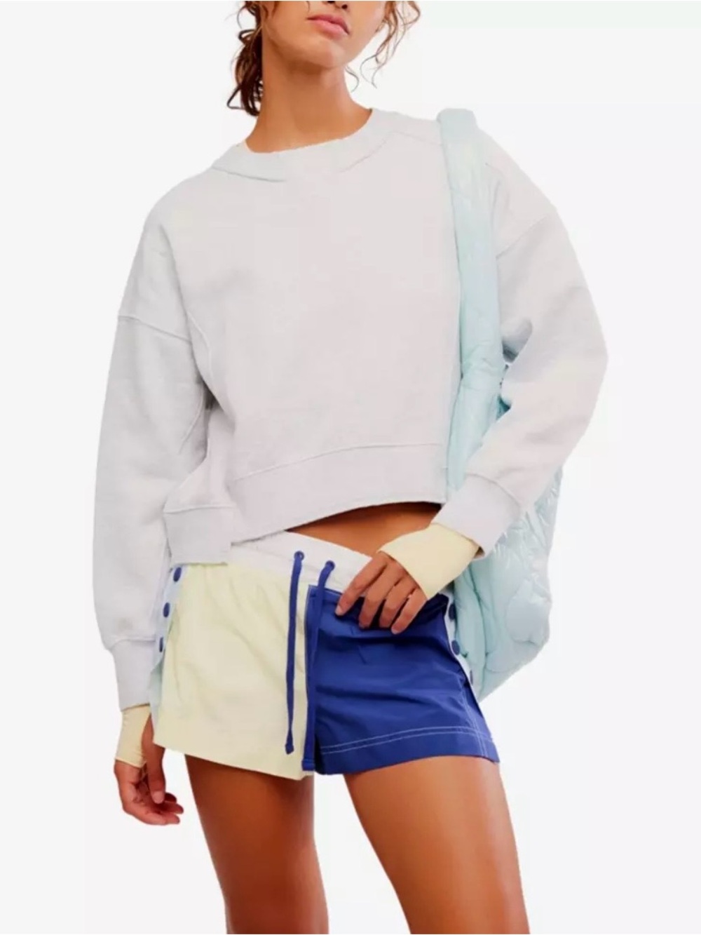 Great Condition Free People Movement Crop Sweatshirt